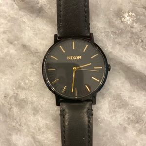 Nixon Porter Watch Black/Gold